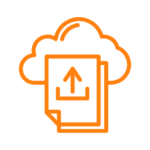 Icon representing the process of uploading videos to YouTube and linking them to the YOUniversity course builder.